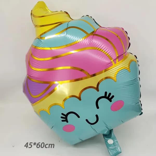Мороженое, фольгированный шарик, 1 шт.
