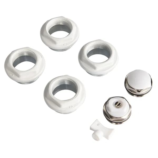 Комплект монтажный Royal Thermo 1 х 3/4" белый Уцененный товар