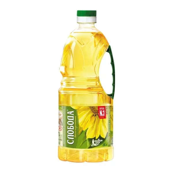 Масло подсолнечное Слобода 1.8л