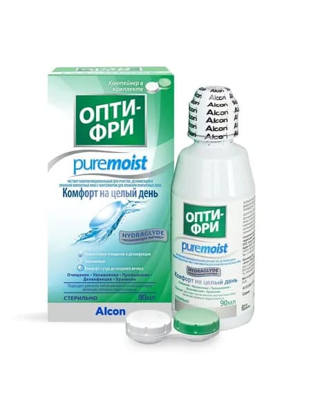 Раствор для контактных линз Опти Фри PureMoist 90 мл