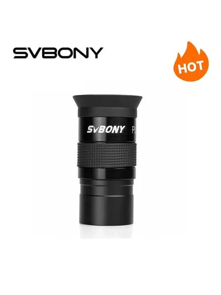 SVBONY 52 градусов 25 мм 1.25 дюйма окуляр для телескопа, Плёссла черный корпус, для астрономических наблюдений