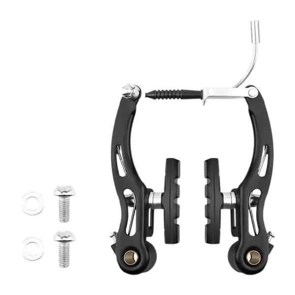 Тормозные колодки для велосипеда / из резины для систем V-brake с водоотводящими канавками / 2 шт.
