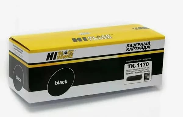 Тонер-картридж TK-1170 с чипом для Kyocera, совместимый, Черный (black), 1 шт