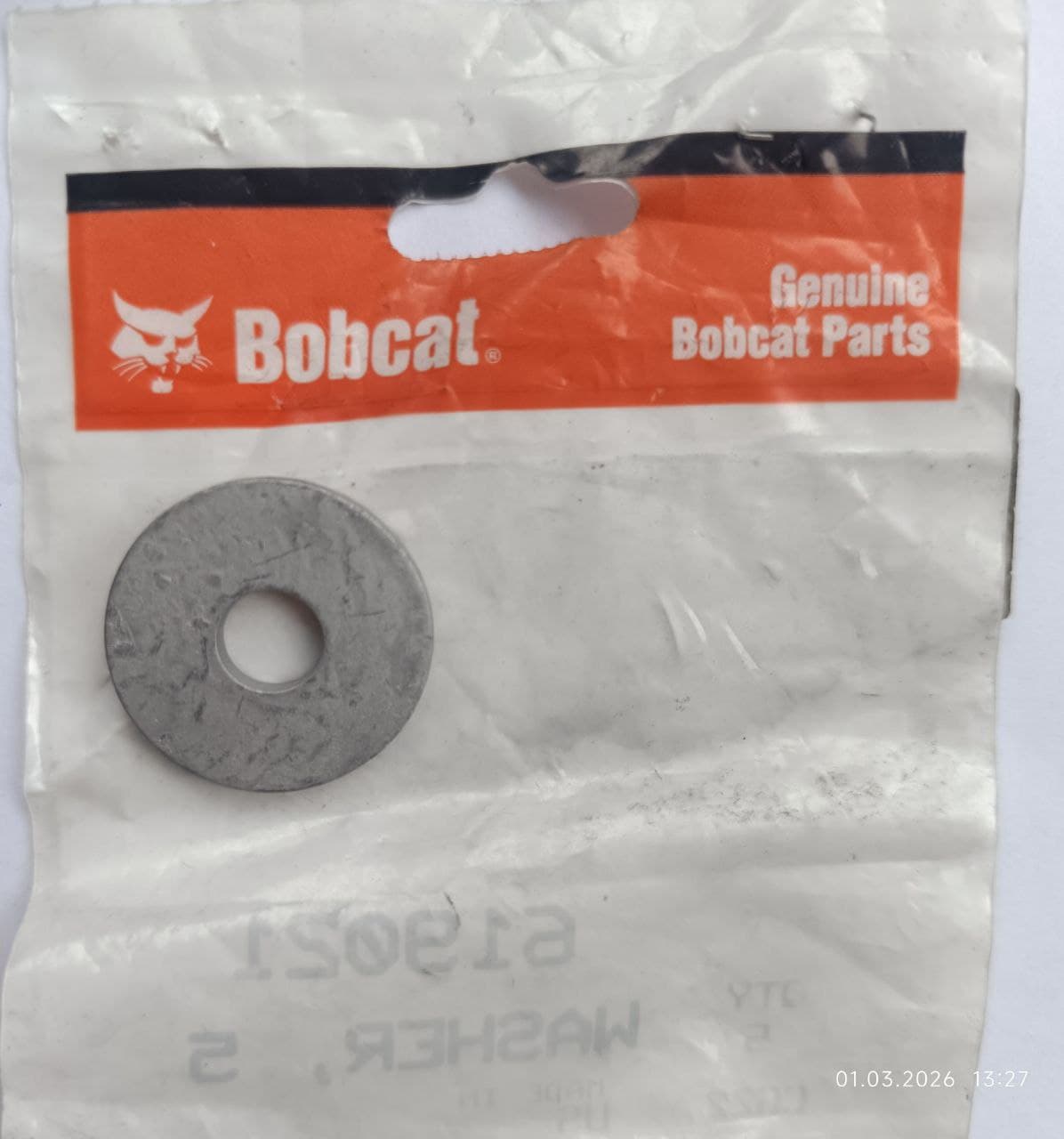 Шайба рамы Bobcat 619021 оригинал