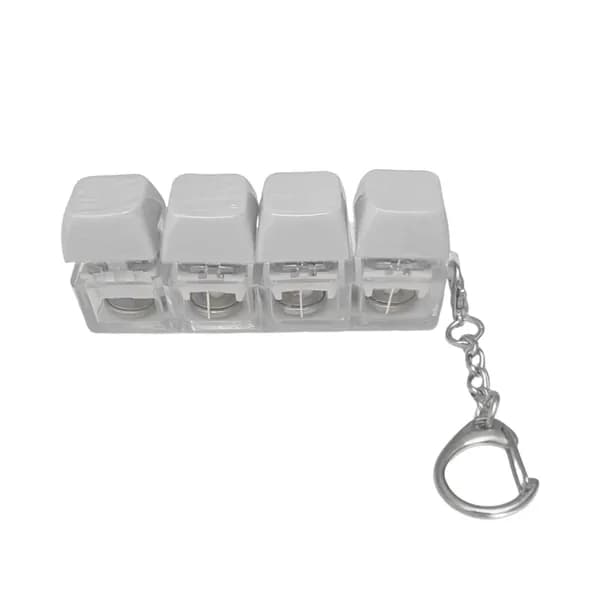 Изящный аксессуар для ключей с уникальным дизайном механической клавиатуры