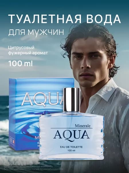 Туалетная вода мужская Aqua Minerale 100 мл.