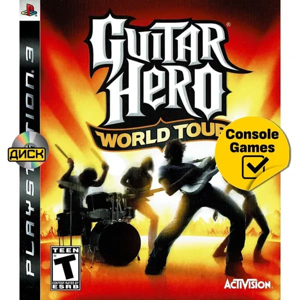 Игра PS3 Guitar Hero World Tour (английская версия) (PlayStation 3, Английская версия)