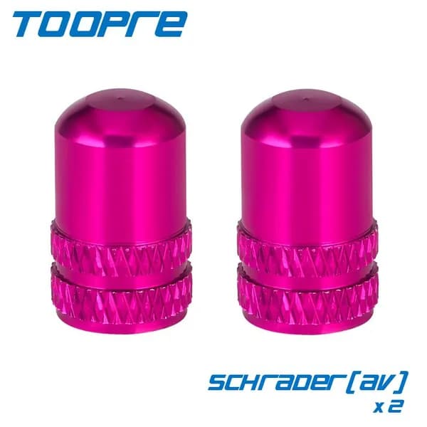 Колпачки на ниппель Schrader(AV), TOOPRE, фиолетовый цвет, 2 шт