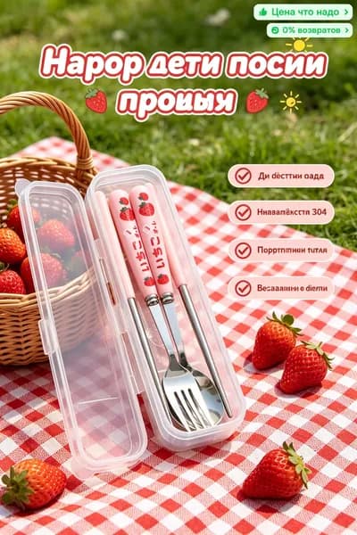 Набор столовой посуды "Набор посуды" из 4 предм., количество персон: 1