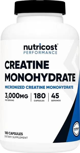 Нутрикост креатина моногидрат 3,000mg, 180 капсул (750mg в капсуле)