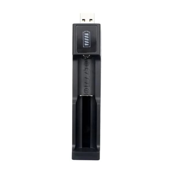 (1 шт.) Прямое USB зарядное устройство для литиевых аккумуляторов 18650