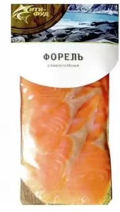 Форель Адмирал филе-нарезка слабосоленая 100 г