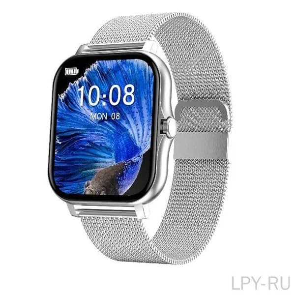 YUMTTY Смарт-часы, Silver Steel