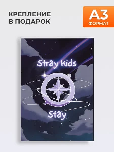 Постер Группа Stray Kids Stay, А3