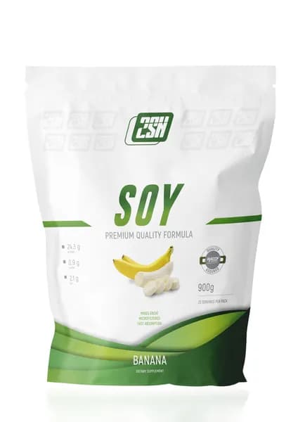 Соевый протеин веганский растительный 2SN Soy Protein 900 грамм банан