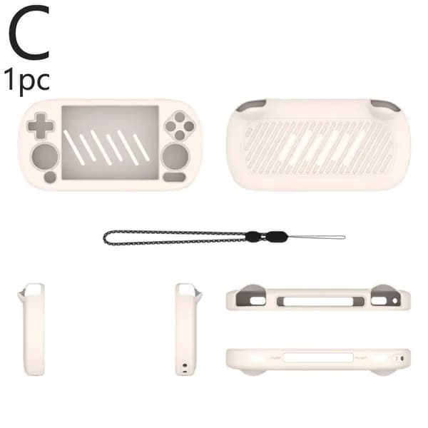 Силиконовый защитный чехол для игровой консоли, подходящий для ANBERNICK RG40XX H, обеспечивает всестороннюю защиту, экологичен и долговечен, не скользит.