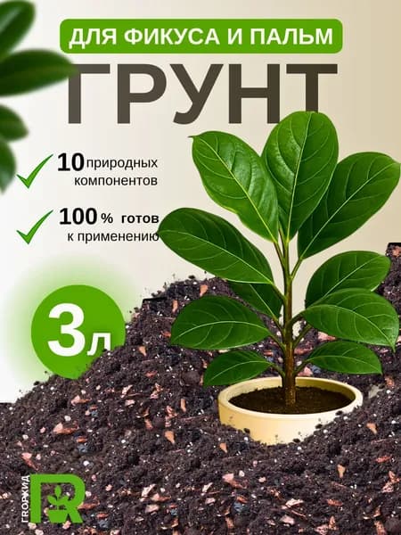 Грунт для фикусов и пальм 3л