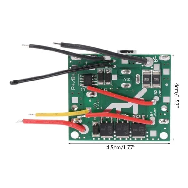 OZ-PLTK Плата защиты от зарядки Литий-ионного аккумулятора 5S 18/21v 20A