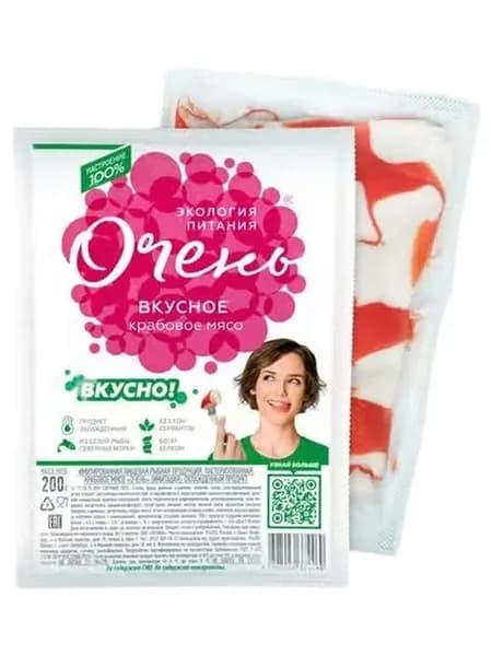 Крабовое мясо Очень 200 г