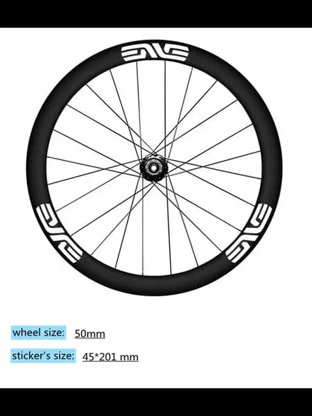 Наклейки на колесо ENVE SES 50mm disc white