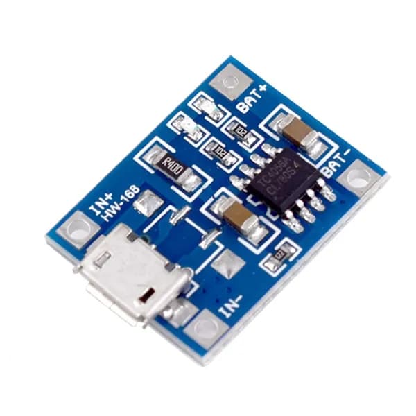 компактная плата зарядки micro USB, 4.2 В, с индикацией