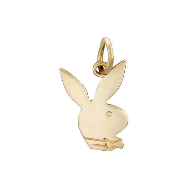ЭСТЕТ Подвеска "Playboy" из красного золота 375 пробы