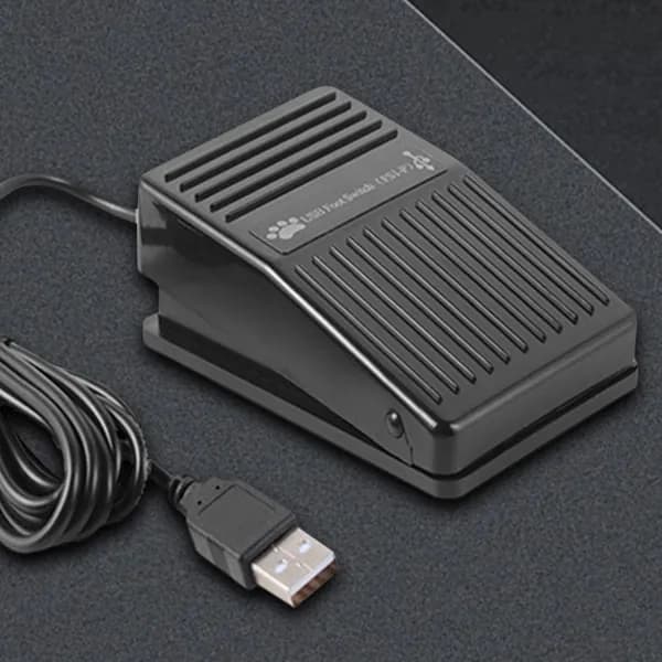 USB-адаптер для медицинских и промышленных приборов, с программируемой педалью и кабелем 2 м
