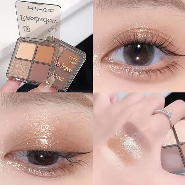 1шт. Тени для век палетка матовые и блестящие Eyeshadow Palette