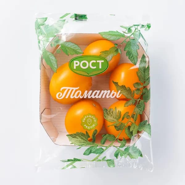 Томаты сливовидные, желтые, 350 г, Рост