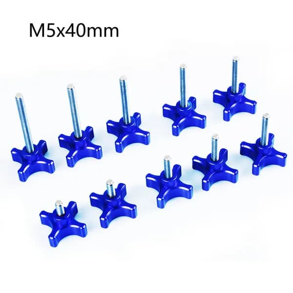 Hand screw,Метрические винты с ручным завинчиванием, M5x40mm,обработка ЧПУ с защитой медной головки, аксессуары для телескопов