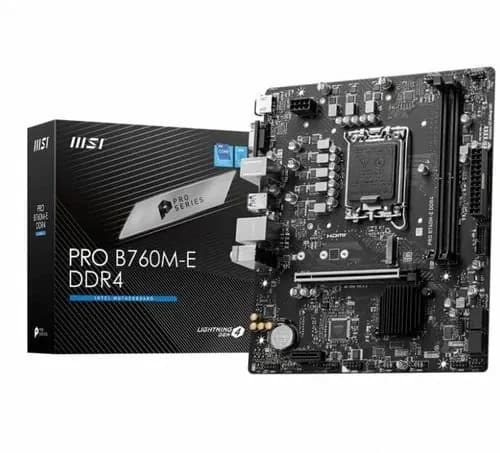 Материнская плата MSI PRO B760M-E DDR4 Soc-1700