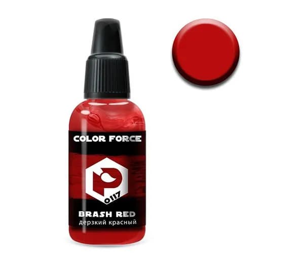 Pacific88 Aero COLOR FORCE Краска для аэрографа дерзкий красный (brash red),18 ml