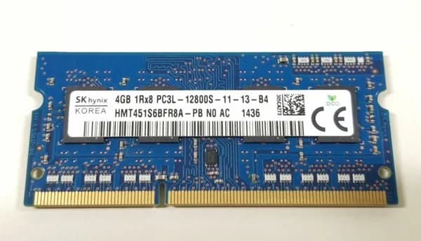 Hynix Оперативная память DDR3L, 1600 МГц, 1 x 4 ГБ (HMT451S6BFR8A-PB)