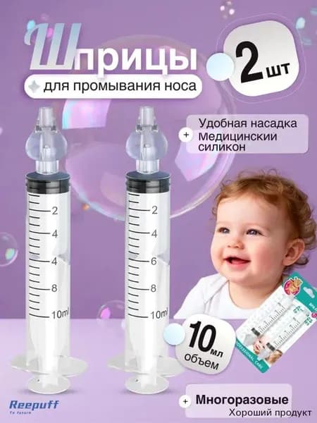 Шприц для промывания носа ирригатор