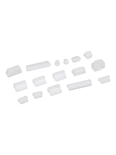 Комплект противопылевых заглушек для компьютера USB, type-c, силиконовые HDMI, RJ45-Белый