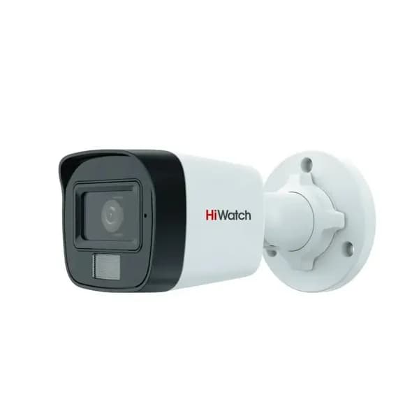 DS-T500A(B) видеокамера (2.8 мм) 5Mp HiWatch (EXIR-подсветка до 30м и микрофон)