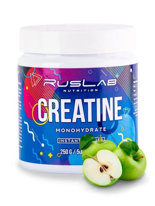 Аминокислота CREATINE MONOHYDRATE (250 гр),зеленое яблоко
