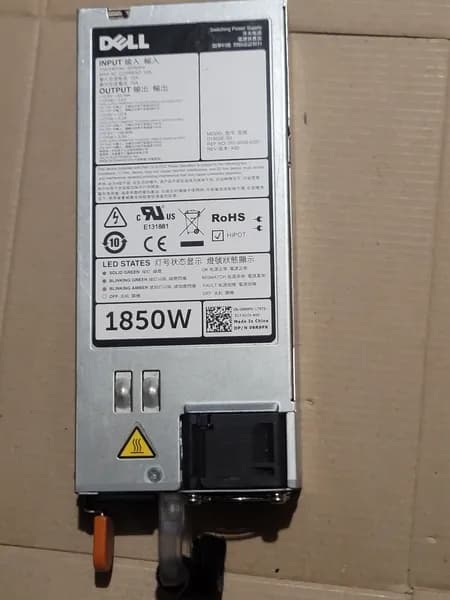 Серверный бп 1850вт 9r9pk Dell Dps-1850ab