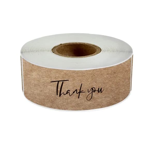 120PCS/Roll Спасибо за ваши наклейки для заказа