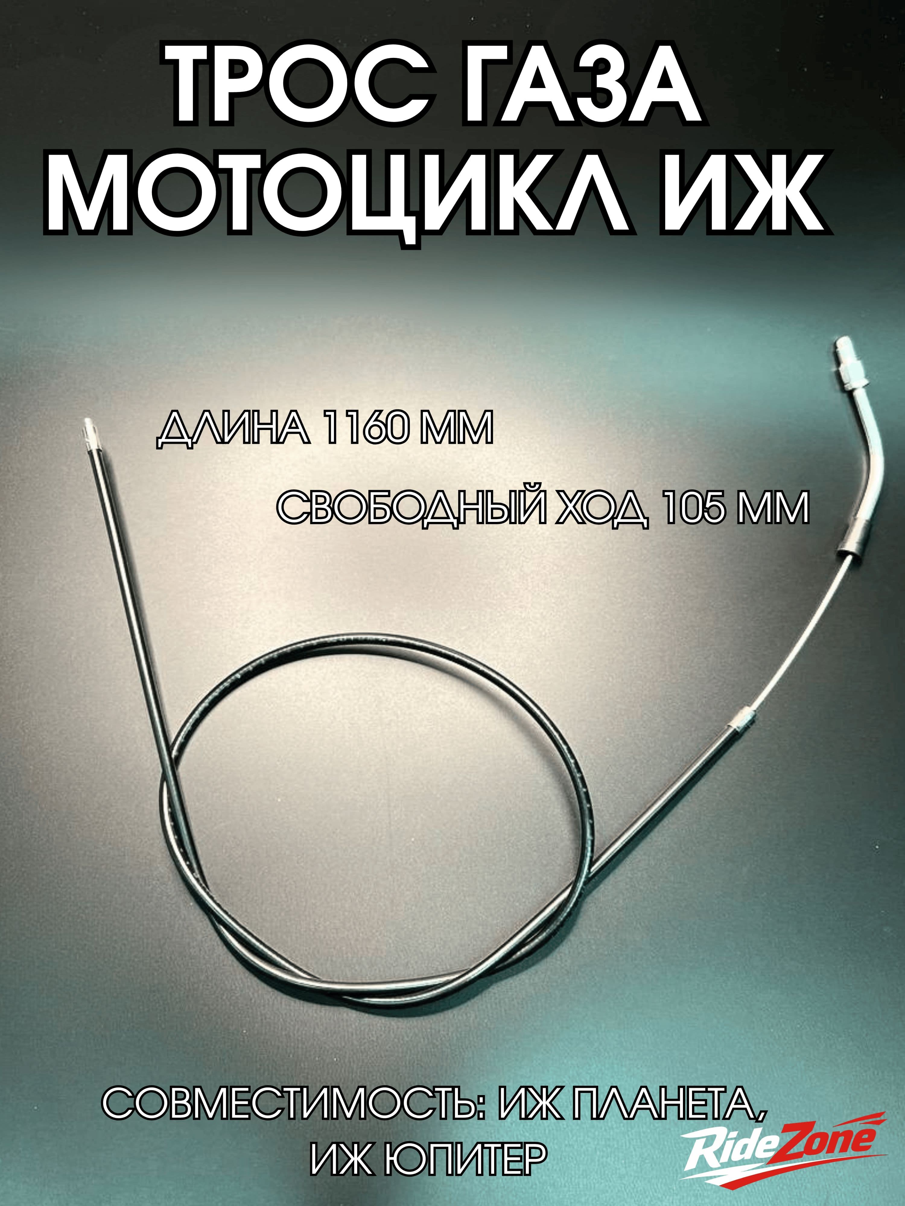 Трос газа ИЖ Планета Юпитер, трос акселератора для мотоцикла ИЖ