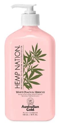 Питательный лосьон для тела Australian Gold Hemp Nation White Peach & Hibiscus 535 мл экстракт белого персика и гибискуса