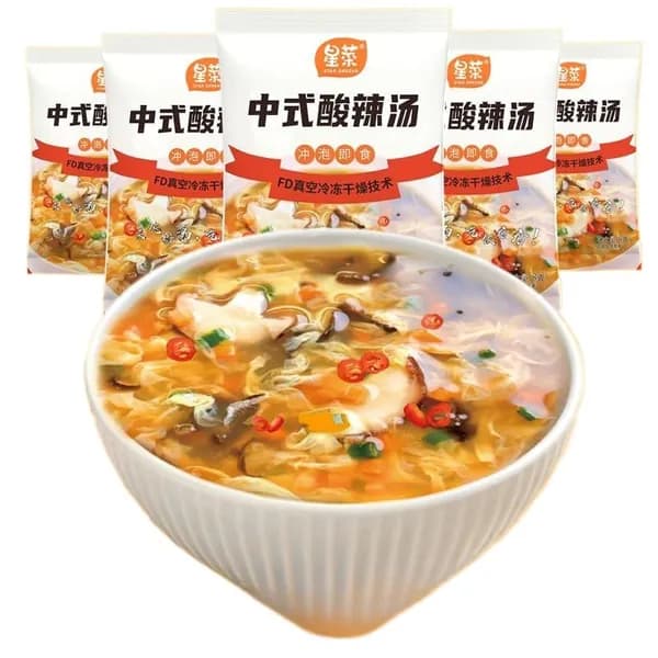 Вкусный суп из кислого и острого тофу, 5 / 10 / 20 / 30 / 50 мешков, смесь из быстрого супа, увеличение вкуса, китайская кухня ингредиентов