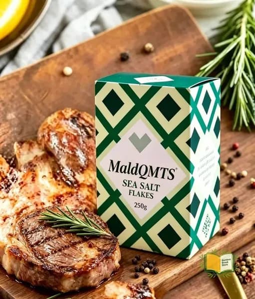 Хлопья морской соли Maldqmts, поваренная соль, 250 г