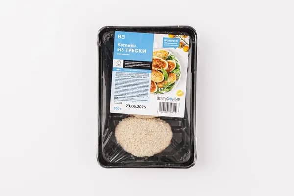 Котлеты из трески охл., 300 г