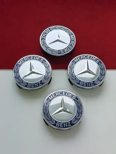 Колпачки Mercedes 75 мм заглушки на литые диски