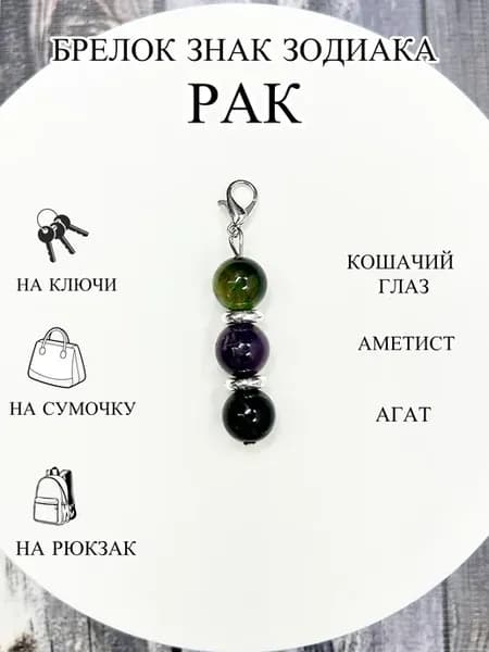 оберег брелок для знака зодиака Рак