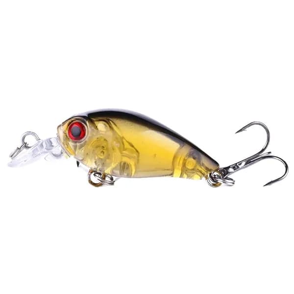 1шт Микро Кренкбейт CR0002A Плавающая рыболовная приманка Topwater Hard Wobbler Mini Bait 4,5 см-3,5 г