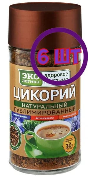 Московская кофейня на паяхъ Цикорий раст. субл., Стекло, 85 г (комплект 6 шт.) 5007617