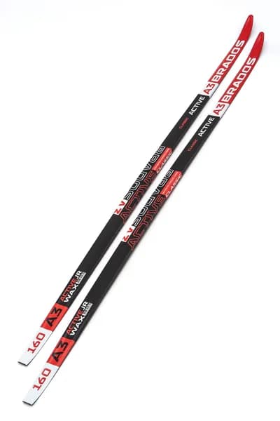 Лыжи беговые 160 см STC WAX Brados Active A3 red / без насечек