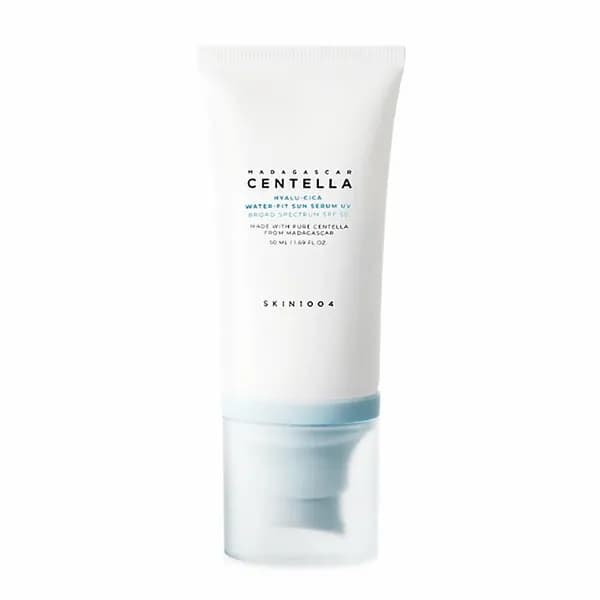 Солнцезащитный крем-сыворотка для лица для лица SKIN1004 Madagascar Centella Hyalu-Cica Water-Fit Sun Serum SPF50+ PA++++, 50 мл